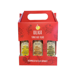 Oilika Kinkekarp – vali ise 3 looduslikku õli (3 × 100 ml)